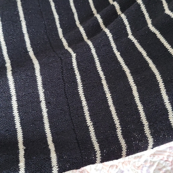 Alice + olivia monah stripe fit and flare Sweater Mini dress size S - Picture 5 of 9